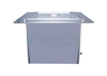 Recessed Ultrasonic Cleaner with heat & basket 10 Liter, 2.64 gallon