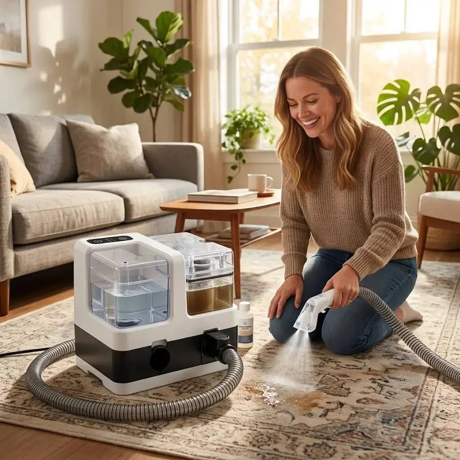 Wholesale 2-in-1 Portable Fabric & Carpet Washer Handheld pot Cleaning Machine for Tough tains Mattress and Furniture Refresh,10 Pieces