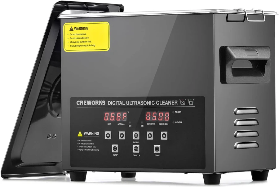 Creworks 2l To 30l Ultrasonic Cleaner Titanium Steel W/ Degas & Gentle