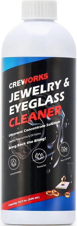 Ultrasonic Jewelry Cleaner for Gold Silver Gemstone Glasses