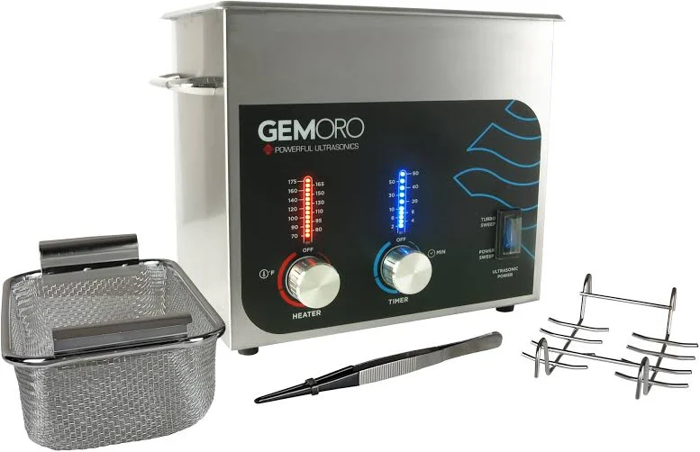 GemOro Heated Pro Next-Gen 2 Ultrasonic Jewelry Cleaner