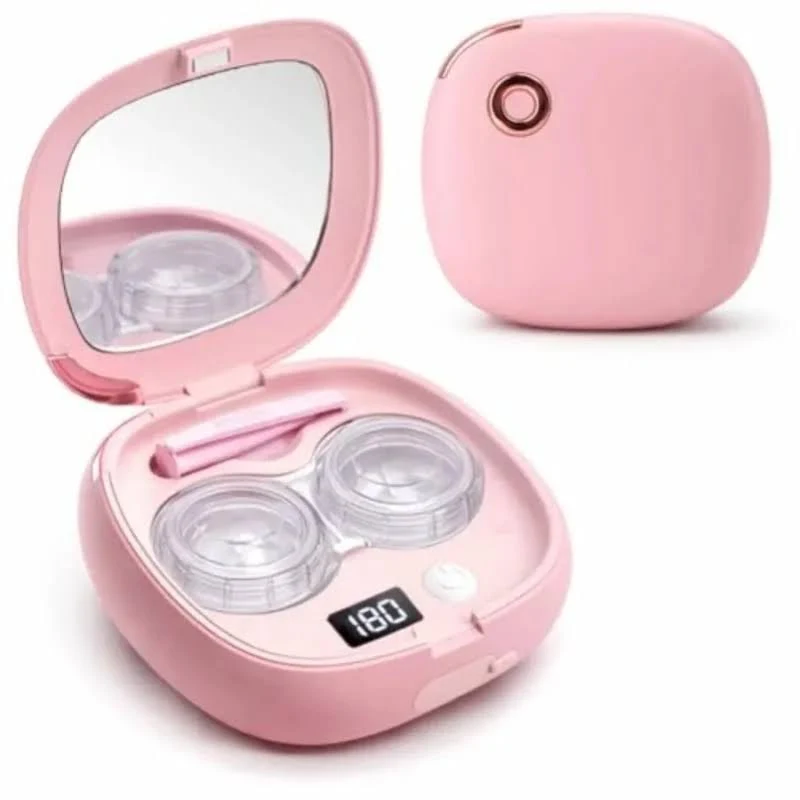 Rotating Lens Cleaner Contact Cleaning Ultrasonic Machine Portable Washers Travel