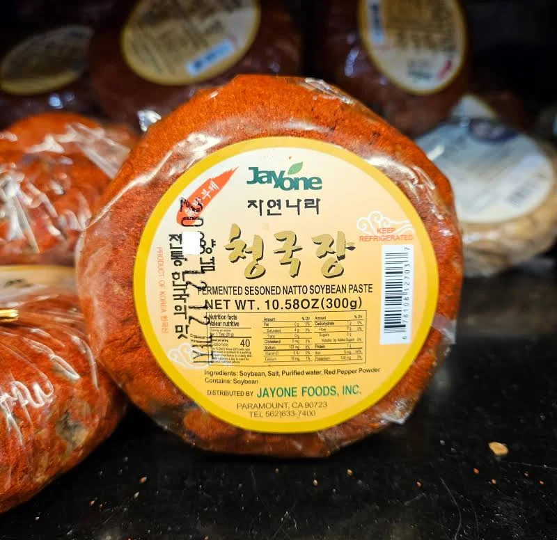 [Local Only] Fermented Soybean Paste spicy 300g, 자연나라 양념청국장 300g