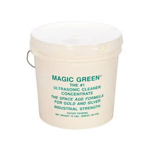 Magic Green Cleaner - 50 lbs | Fast Ultrasonic Metal Cleaning Solution