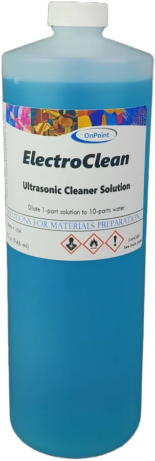 ElectroClean Ultrasonic Cleaning Solution 32oz