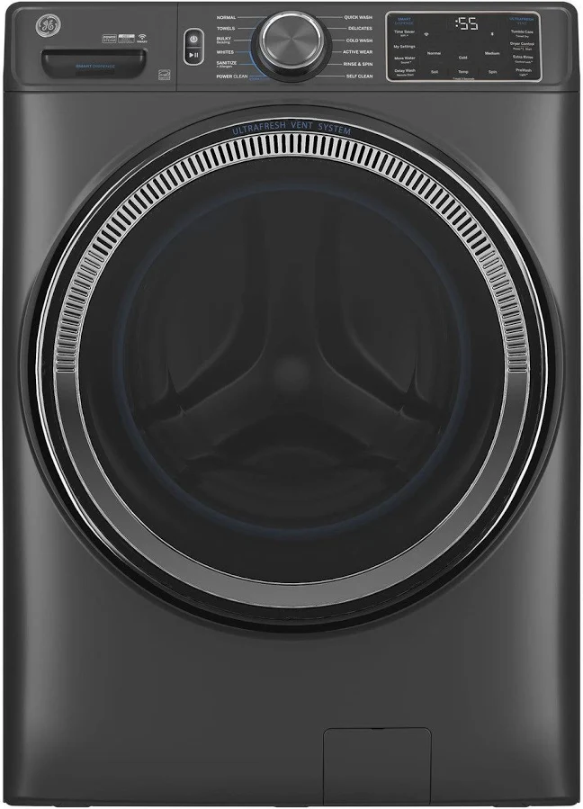 GE 5.0 Cu ft Smart Front Load Steam Washer