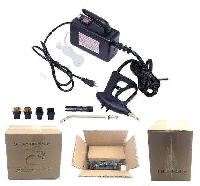 2600W Portable High Pressure Steam Cleaner for Deep Cleaning Floors Carpets and Surfaces