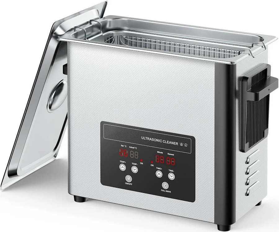 GIVIMO 6L Ultrasonic Cleaner Professional Cleaning Machine 120W 40kHz with Cleaning Basket Digital Display Stainless Steel for Watches Razors Jewelry