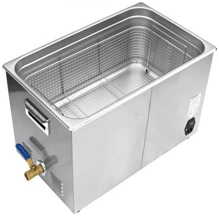 CJ-100S 30L 840W 40kHz AC100-240V Ultrasonic Cleaning Machine, 0-80C Heated SUS304 Stainless Steel Tank