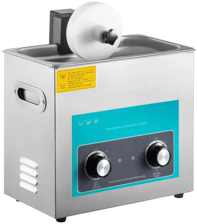 Ultrasonic Vinyl Record Cleaner 6L 40kHz Vinyl Ultrasonic Cleaning Machine Knob Control Record Ultrasonic Cleaner 4 Records Vinyl Sonic Cleaner 
