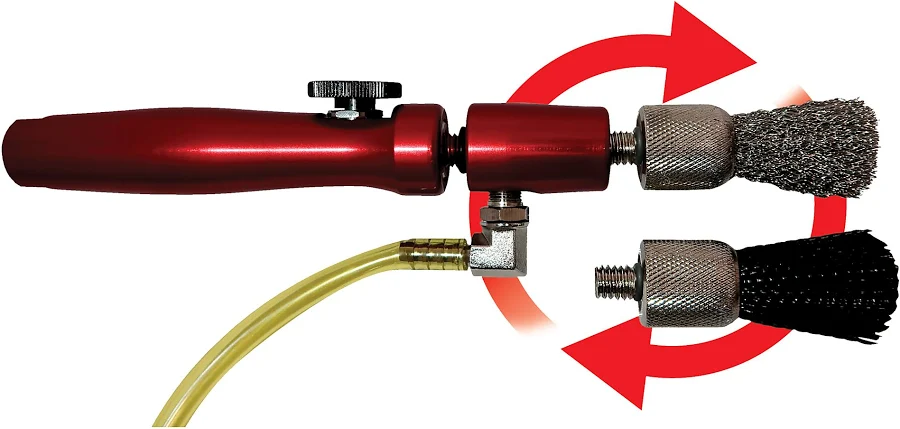 Flow-Thru System with Brush and Venturi