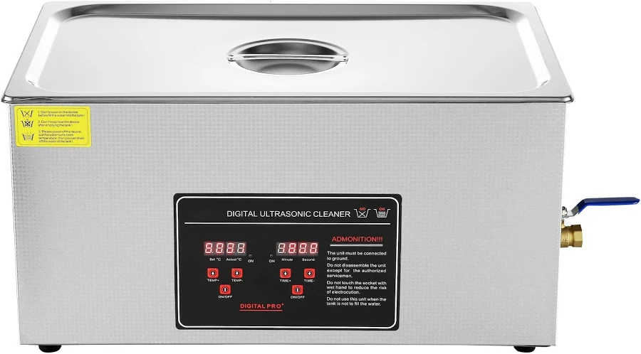 Skyshalo 22L Ultrasonic Cleaning Machine with Timer Heating Machine Digital Sonic Cleaner