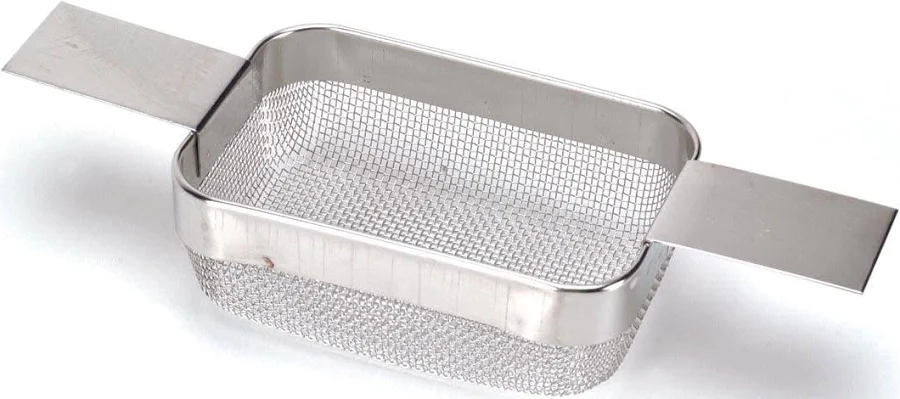 Stainless Steel Universal Ultrasonic Basket 4-1/2" x 3" With Tabs | OttoFrei.com