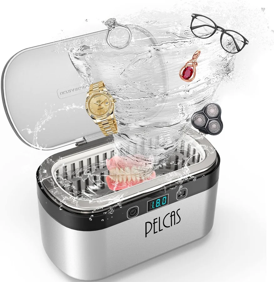 PELCAS CS1 Pro Upgraded Sweeping Frequency Ultrasonic Cleaner