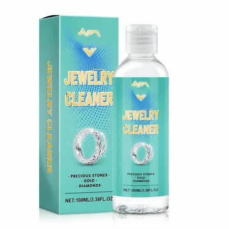 Selvoria 2026 New Jewelry Cleaner, Ultrasonic Jewelry Cleaner Solution, 100 Ml/3.38 Fl.Oz Jewelry Cleaner for Gold, Silver, Platinum Diamonds and Non-