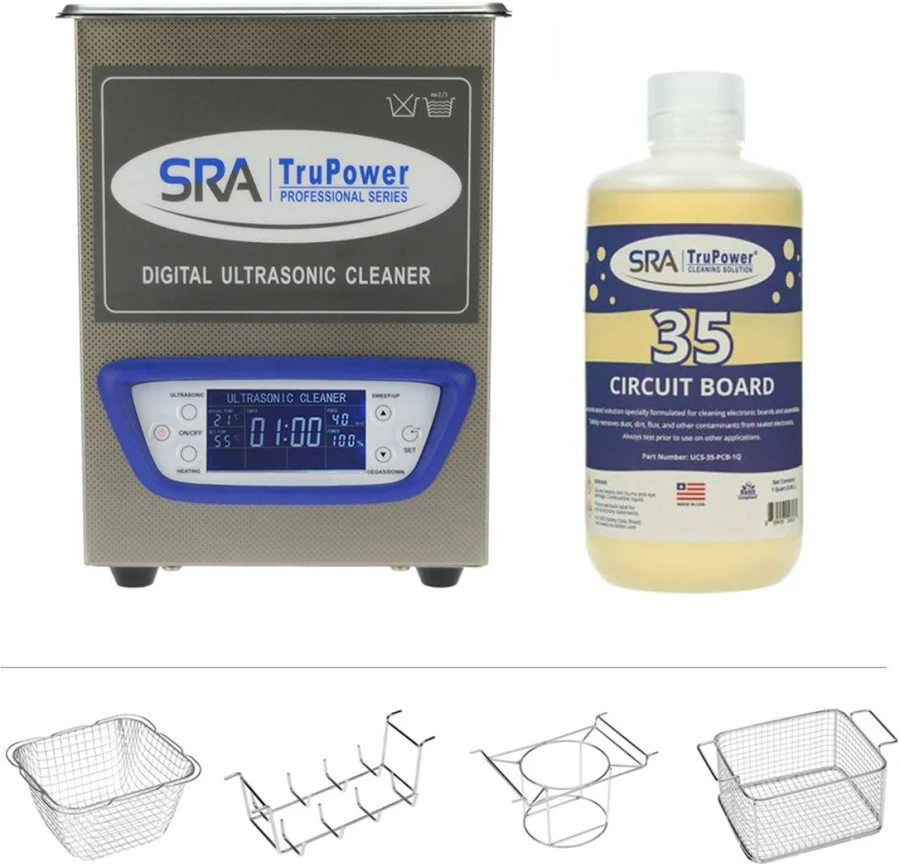 SRA Soldering Products UC-20D-PRO-35 2L ULTRASONIC BOARD CLEANER KIT