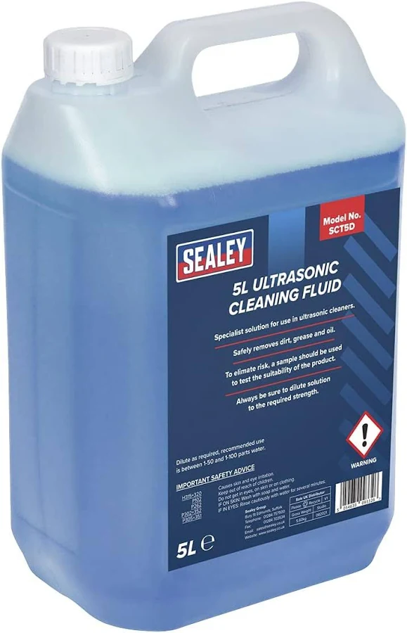 Sealey Ultrasonic Cleaning Fluid 5L - SCT5D