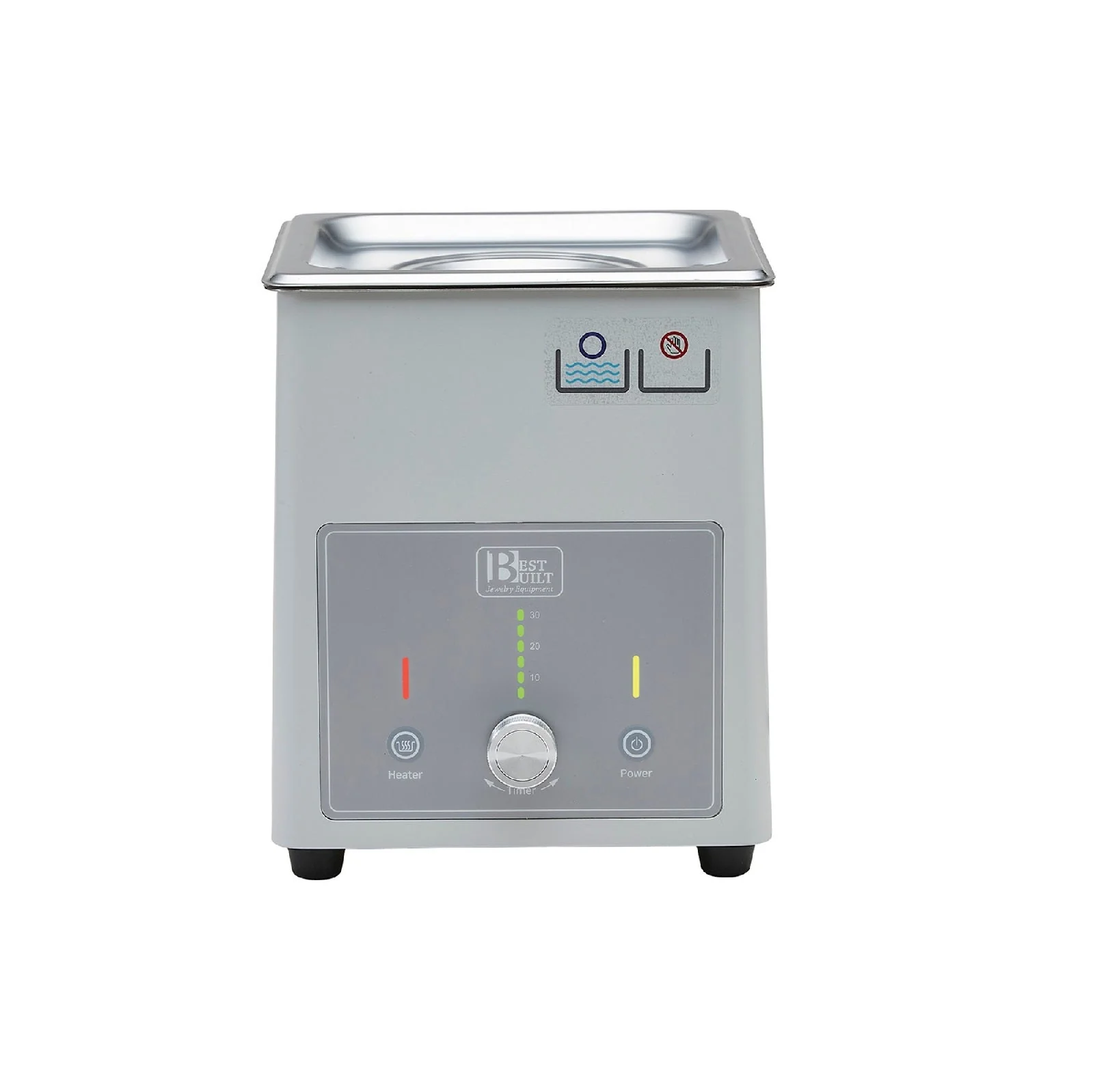 Esslinger 2 Qt 1/2 Gallon Stainless Steel Ultrasonic Jewelry Cleaner