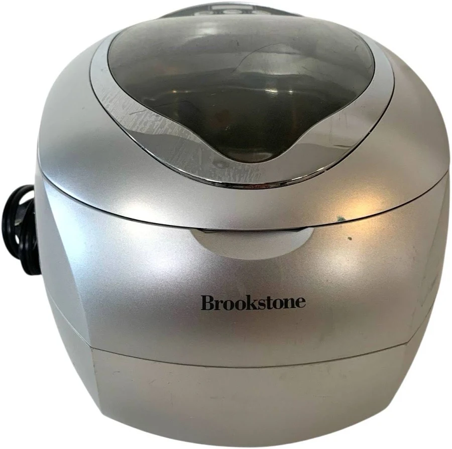 Brookstone Other | Brookstone Ultrasonic Cleaner Jewelry Dvd Eyeglass Watches & More Cd-7830a | Color: Silver | Size: One Size | Sellerhacs's Closet