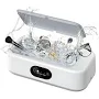 Ouwald Ultrasonic Jewelry Cleaner 640ml Ultrasonic Cleaner 49kHz Ultrasonic Cleaner Machine for Jewelry