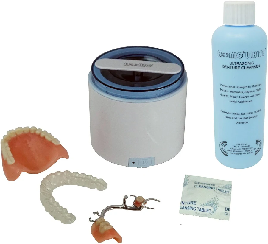 iSonic Portable Ultrasonic Retainer/ Denture Cleaner CSDW01