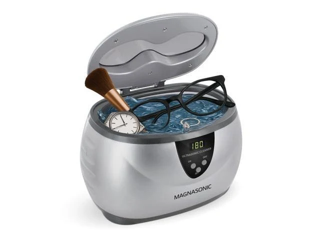 Ultrasonic Cleaner - 20oz Stainless Steel Tank, Digital Timer, 5 Cleaning Modes, Ultrasonic Jewelry Cleaner for All Jewelry, Eyeglasses, Watches, Dent