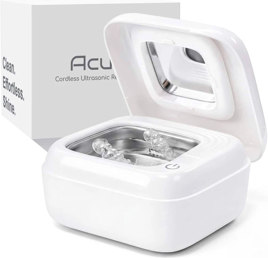 Cordless Ultrasonic Retainer Cleaner Pod