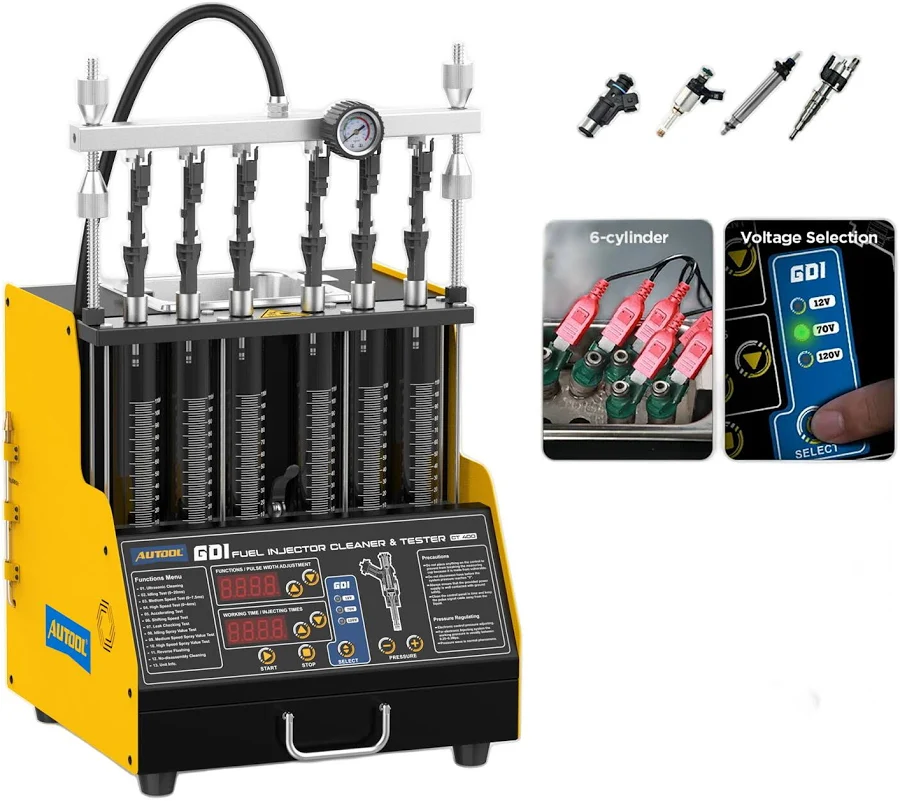 AUTOOL CT400 GDI Piezo Fuel Injector Cleaner Tester