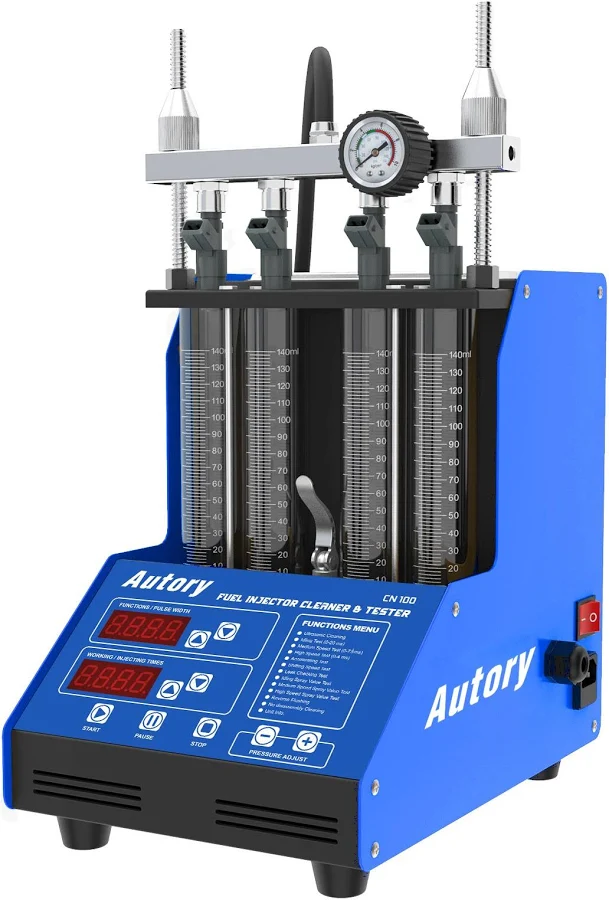 Automotive Fuel Injector Injector Cleaner & Tester Ultrasonic Cleaning