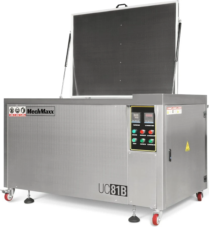 81 Gal Industrial Ultrasonic Parts Washer, 208–240V 3-Phase Power