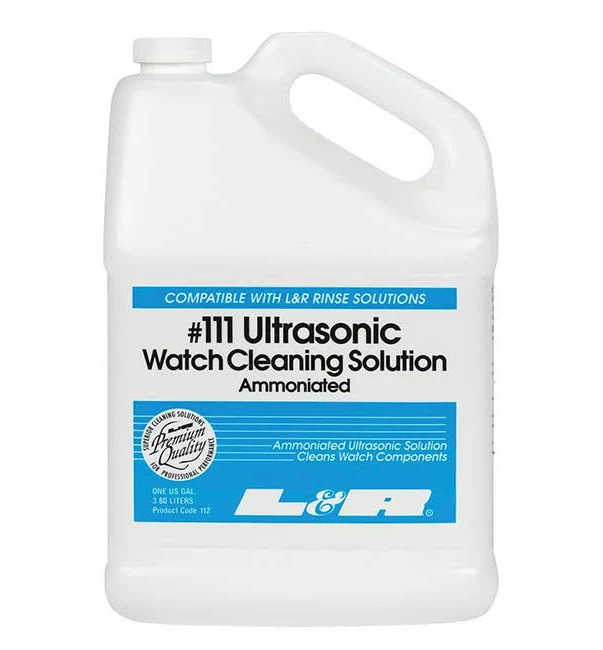 L&R #111 Ultrasonic Watch Cleaning Solution, 1 gallon