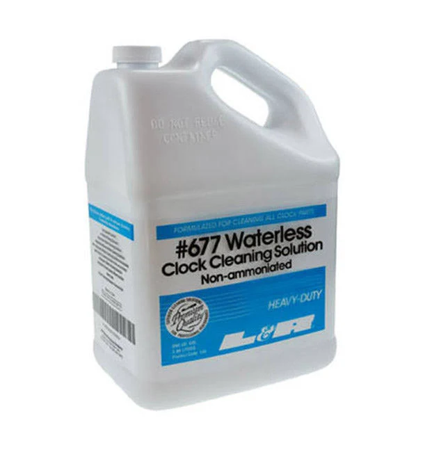 L&R 677 Ultrasonic Clock Cleaning Solution, 1 gallon