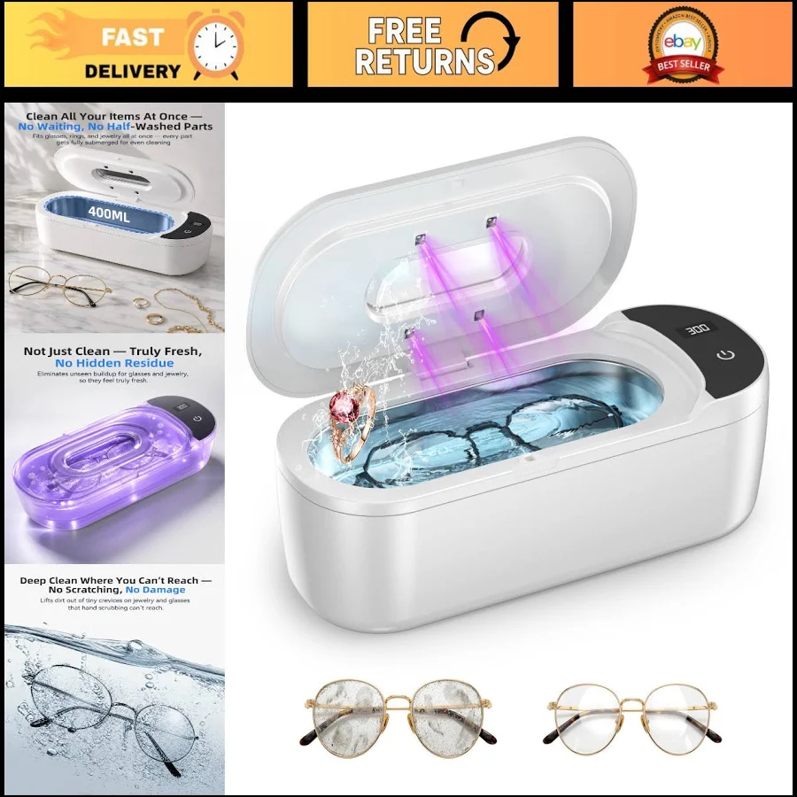 Ultrasonic Jewelry Cleaner 48KHz