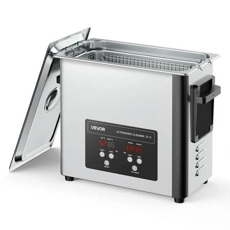 VEVOR 6L Ultrasonic Cleaner Machine Cleaning Basket & Digital Display 120W 40kHz