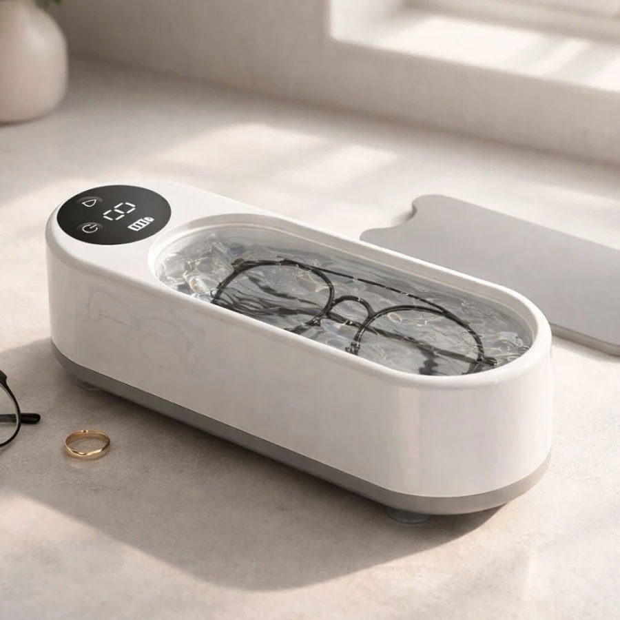 Ultrasonic Portable Glasses and Jewelry Cleaner for Eyeglasses Watches