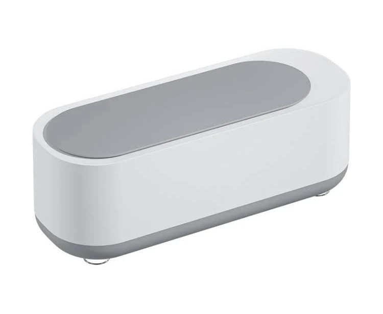Multifunctional Ultrasonic Cleaner Jewelry Glasses Lenses Cleaning Machine, Spec: Dry Battery Powered Gray