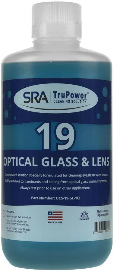 SRA TruPower #19 Optical Glass and Lens Ultrasonic Solution - 1 Quart