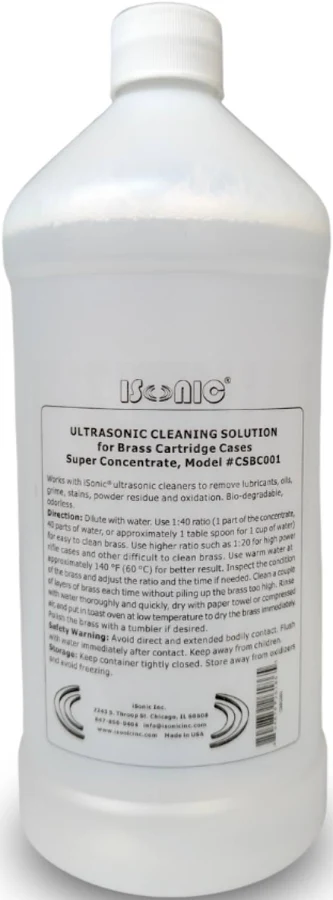 iSonic Ultrasonic Brass Cleaning Solution Concentrate