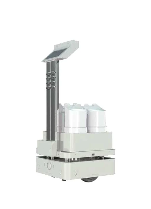 AI Sterilizer Robot, Automatic UV and Spraying Disinfection