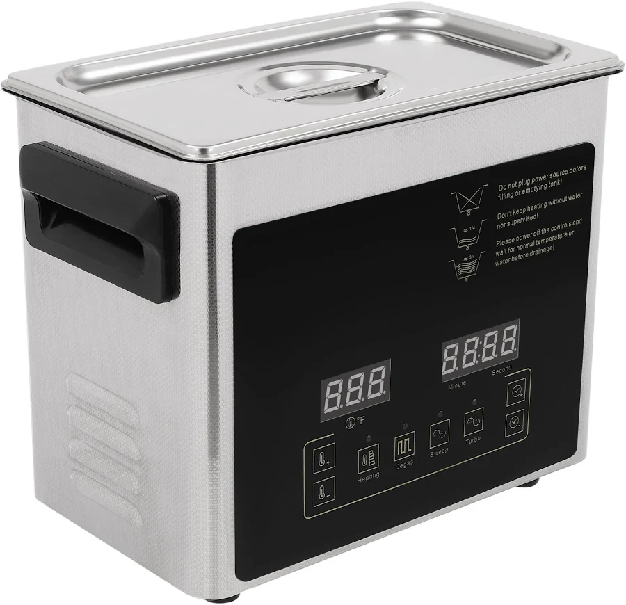 Ultrasonic Washing Machine 3.2L lab Professional Ultra Sonic Glasses Cleaning hypersonic Heated Large Carburetor