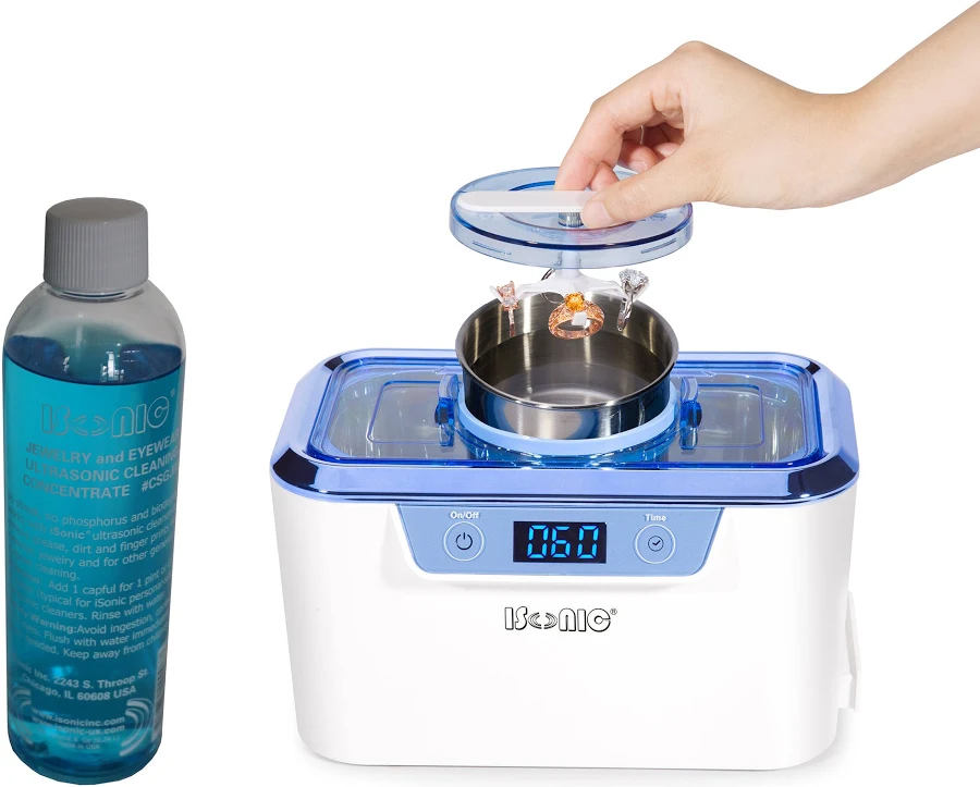 iSonic Miniaturized Commercial Ultrasonic Cleaner DS310-BR+CSGJ01