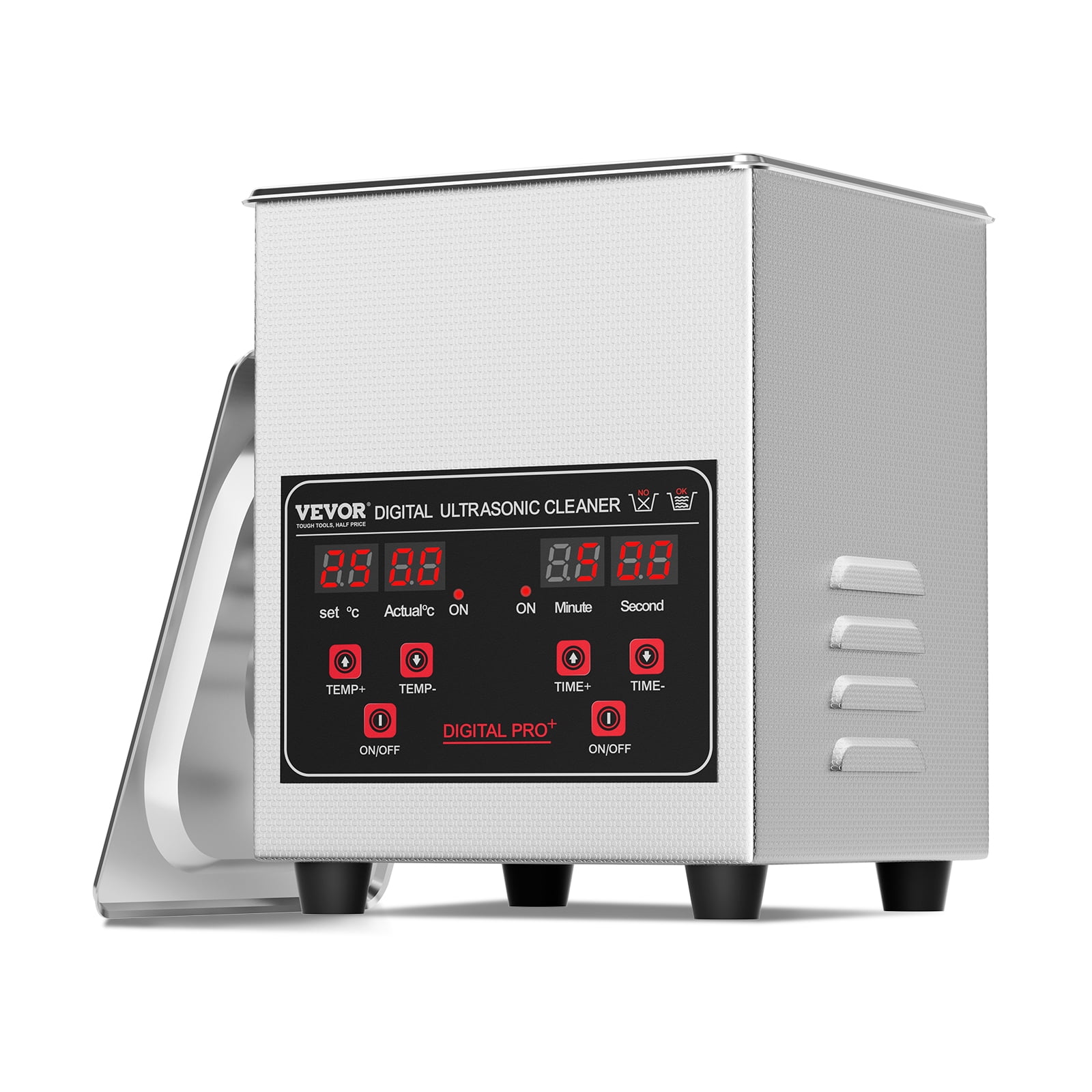 Glasses Cleaner Machine ROLWAY 7L Ultrasonic Cleaner With Heater - Professional Jewelry & Parts Cleaner With Timer & Degas Mode ROLWAY 7L Professional