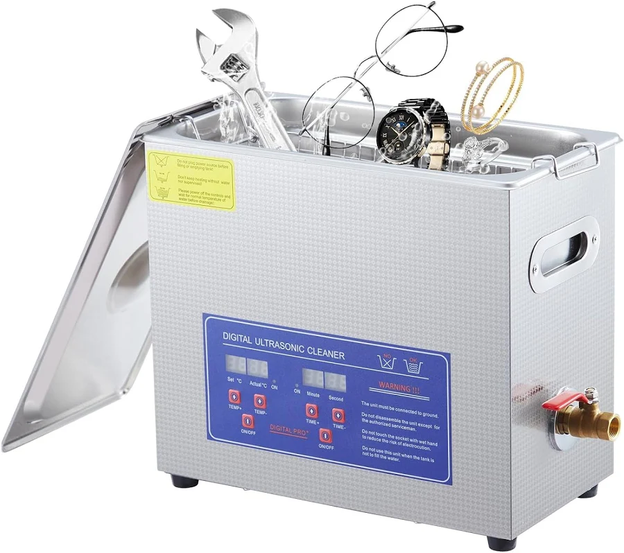 GAOMON 6.5L Stainless Steel Ultrasonic Cleaner Machine