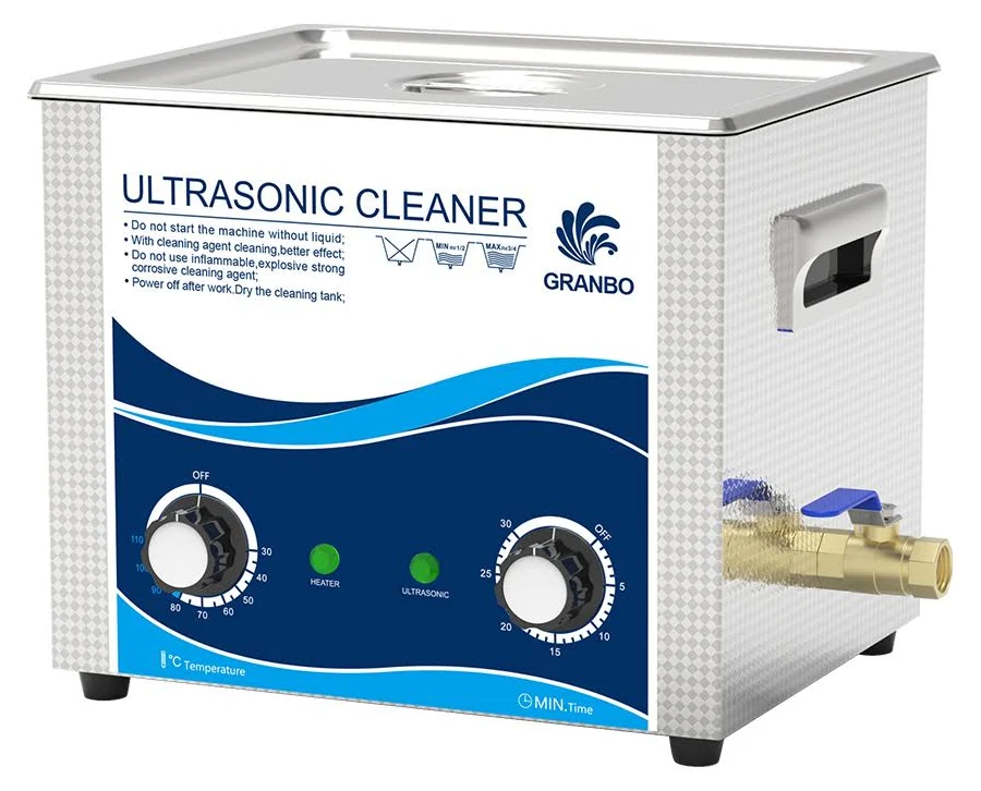 Bolton Tools 2.6 Gal Ultrasonic Cleaner 240W 40Khz Stainless Steel Bath Lab Washer