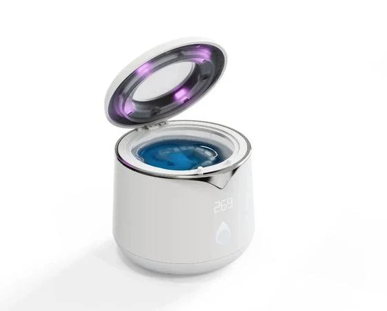 Petal Ultrasonic Cleaner for Retainers, Aligners & Dental Accessories | Deep Cleaning Device