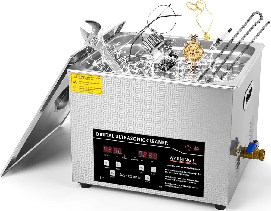 Ultrasonic Cleaning Machine 15l Digital Ultrasonic Parts Cleaner With