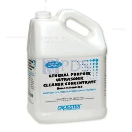 Ultrasonic Cleanining Solution, Cleaner, 10:1 Concentrate, Gal, 4/cs Crosstex JEZNA