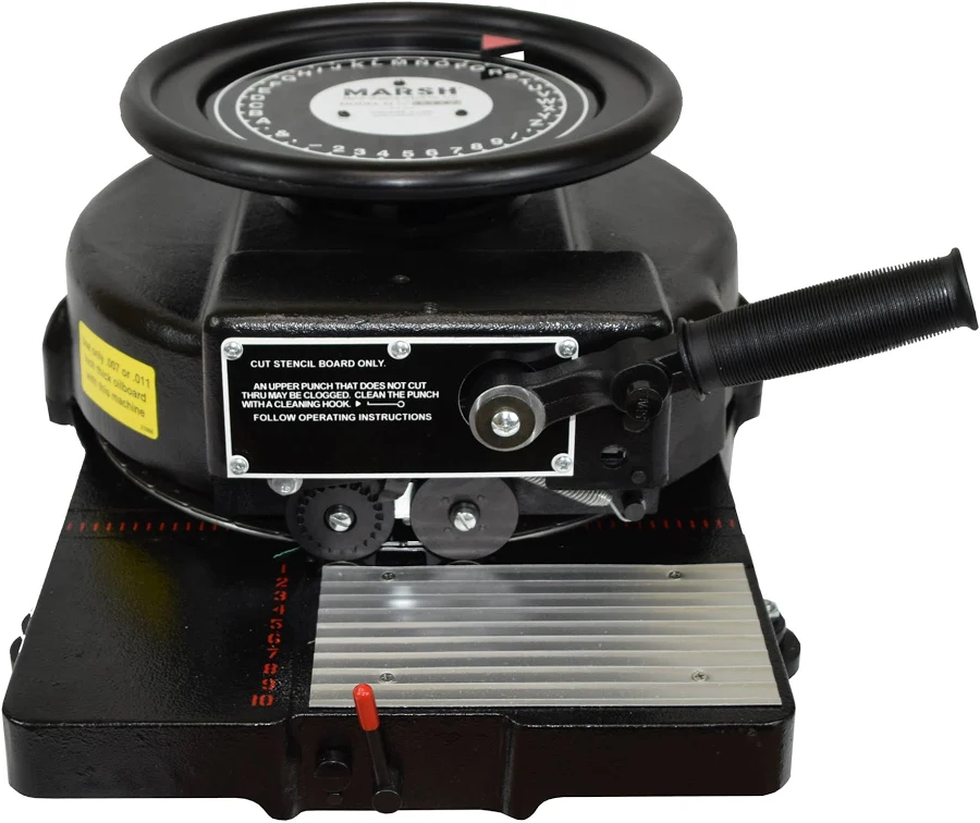 MSSC LLC 1/4 - 10 Line Marsh Model Q Stencil Cutting Machine - Pro Pack Solutions