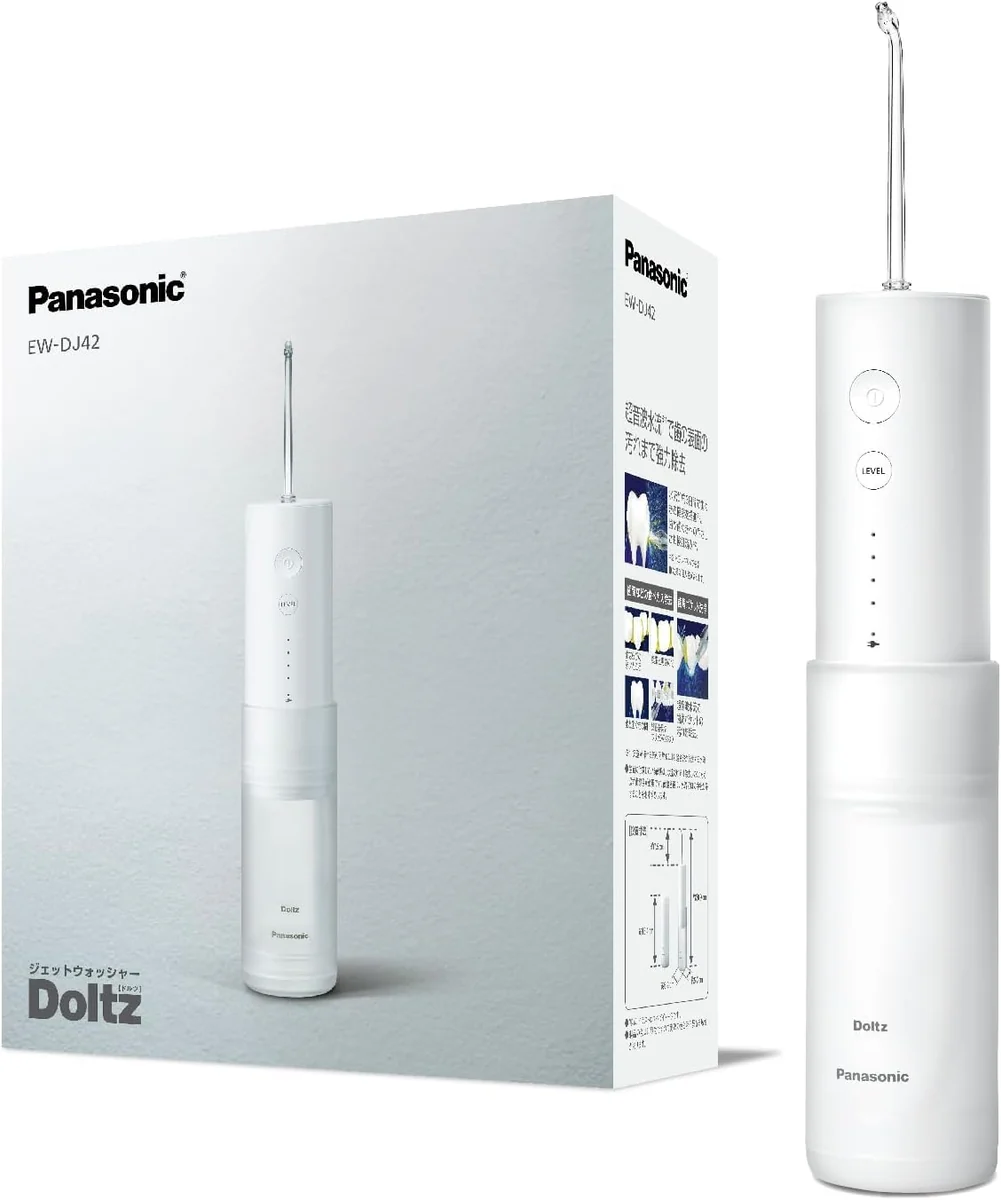 Panasonic Pembersih Mulut Portabel Ultrasonik EW-DJ42-W Putih 150 mL