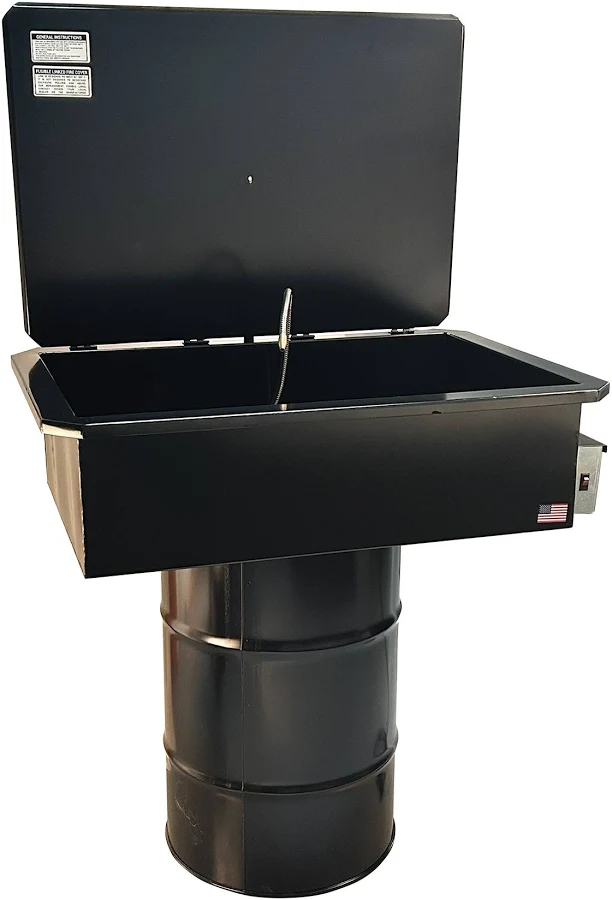 30-Gallon Drum-Mounted Parts Washer